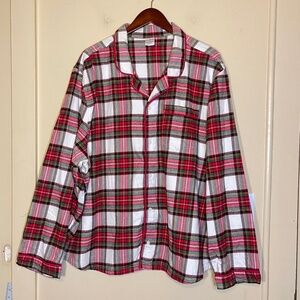 Hanna Andersson Red and Green Plaid Men's Shirt